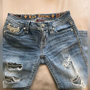 Rock Revival crop jeans